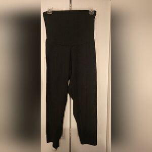 High-Waist Black Maternity/Comfort Pants Set of 2